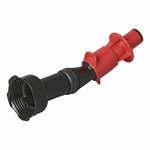 Beccuccio versatore in metallo con tappo automatico anti-goccia (art. 530090 - 530091)