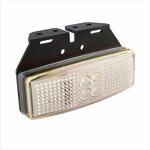 Lampada di posizione 12 24V bianca 110x40mm LED con supporto