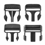 Set di cinghie antitempesta 2x3M con clip