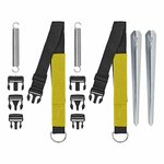 Set di cinghie antitempesta 2x3M con clip