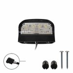 Luce targa 12 24V 70x42mm LED 2P. per 343871 72