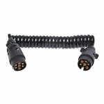 Cavo a spirale 3M con 2x spina 7 poli PVC