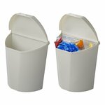Pattumiera con coperchio 6L per roulotte camper