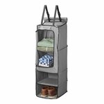 Organizer 4 scomparti 34 x 34 x 96 cm con tasca con cerniera + keder da 7 mm