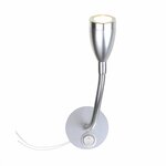 Faretto da superficie 1-led con collo di cigno flessibile 12V 120lm dia 65x110-260mm