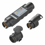 Tester per spine 7 poli 12V set con 2 adattatori