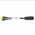 Set di cavi 5M con spina a 7 pin e 2 connettori a 5 pin