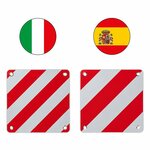 Lavagna flessibile 50 x 50 cm per Italia Spagna 2 in 1