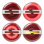 Fanale posteriore 3 funzioni 140mm LED con indicatore di direzione dinamico