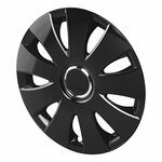 Set copricerchi Aura nero 14 pollici 4 pezzi in scatola espositiva
