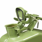 Tanica 5L verde metallo omologata UN-TuV GS