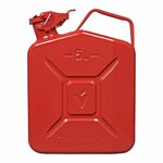 Tanica 5L metallo rosso omologata UN-TuV GS