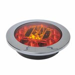 Fanale posteriore 3 funzioni 122mm 24LED cromato