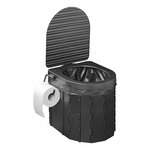 WC pieghevole con coperchio