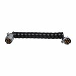 Cavo a spirale 4 5M con 2x spina 7 poli in metallo