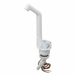 Rubinetto acqua fredda De Luxe 12V dia 20 mm bianco pulsante grande