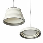 Lampada a sospensione LED pieghevole silicone bianco dia 15cm