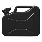 Tanica 10L metallo nero omologata UN TuV GS