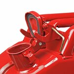 Tanica 10L metallo rosso omologata UN TuV GS