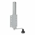 Supporto chiglia regolabile per rimorchio barca 40 x 40 mm  estensibile 385-535 mm  200 kg