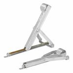 Supporto angolare per roulotte compatto 500kg 460x195mm H:440mm