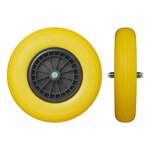 Pneumatico PU con cerchio in plastica 164.00-8 incl. asse 20mm