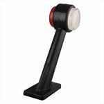 Luce di larghezza 12 24V rosso bianco 166x193mm LED destra