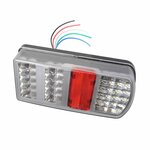 Fanale posteriore 5 funzioni 225x105mm 43LED destro