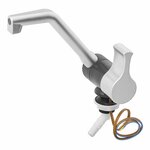 Rubinetto acqua fredda Style 2000 12V  dia 20 mm nichel opaco nero