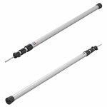 Palo per tenda telescopico 3 pezzi 93-230cm - set da 2 pezzi