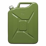 Tanica 20L verde metallo con tappo a vite magnetico omologata UN-TuV GS