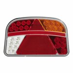 Fanale posteriore 6 funzioni 240x150mm LED destro