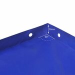 Copertura rimorchio con elastico 2575x1345x50mm
