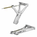 Supporto angolare per roulotte 1000kg 605x280mm H:470mm