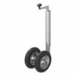 Doppia ruota anteriore da 48 mm con pneumatici PU pieni 200 x 50 mm