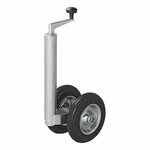 Doppia ruota anteriore da 48 mm con pneumatici PU pieni 200 x 50 mm