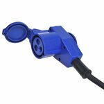 Cavo prolunga CEE 25M con spina angolata a contrasto + presa Schuko 3x2 5mm²
