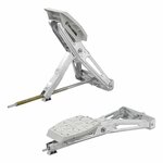 Supporto angolare per roulotte 1000kg 605x280mm H:470mm incl. piede stabilizzatore
