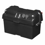 Scatola batteria 35x18x20cm 2x USB - 1x presa 12V - Voltmetro