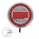 Fanale posteriore 12 24V 4 funzioni 125mm LED