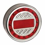 Fanale posteriore 12 24V 4 funzioni 125mm LED