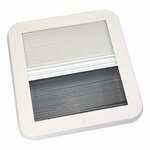 Botola sul tetto 400 x 400 mm senza ventilazione permanente trasparente a led