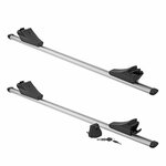 Supporto per barre portatutto per barre portatutto chiuse 120cm alluminio 75kg