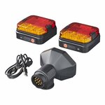 Set di illuminazione per rimorchio LED con magneti senza fili (Bluetooth) a 13 poli