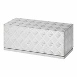 Cassetta porta attrezzi in alluminio per lato rimorchio 600 x 250 x 250 mm