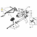 Freno a mano per freno a repulsione 60S-2 90S 161S
