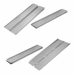 Rampa pieghevole in alluminio per sedia a rotelle 183x73cm 270kg