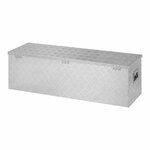 Cassetta porta attrezzi in alluminio per rimorchio 1240 x 400 x H380 mm