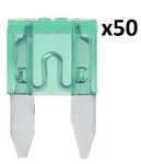 Fusibili a lama mini 30A verde