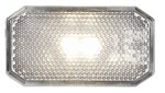 Lampada di segnalazione 12 24V bianco 80 x 44 mm LED